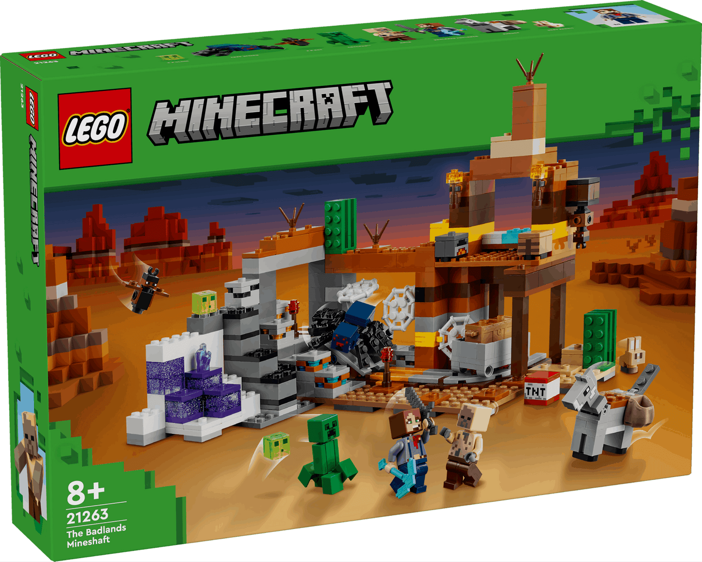 Lego Minecraft 21263 The Badlands Mineshaft Plasyet for Ages 8 and Up