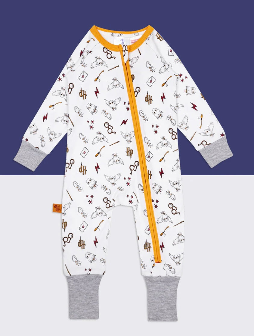Harry Potter™ Hedwig Romper Playsuit Pebble Children’s Wear
