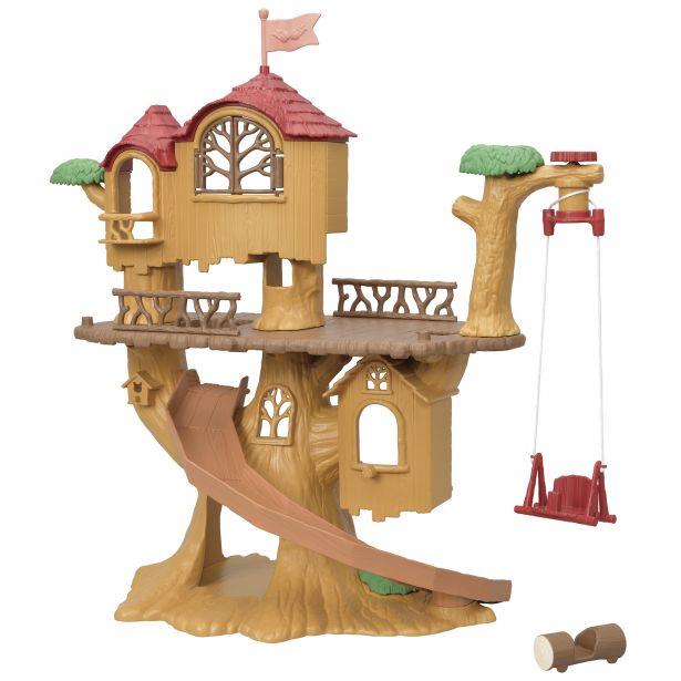 Sylvanian Families Adventure Tree House Toy Playset for Ages 3 and Up