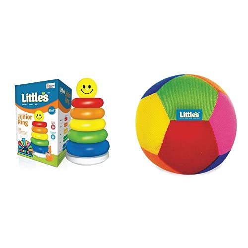Little's Junior Stacking Rings Toy Set for Kids - Multicolor Educational Fun