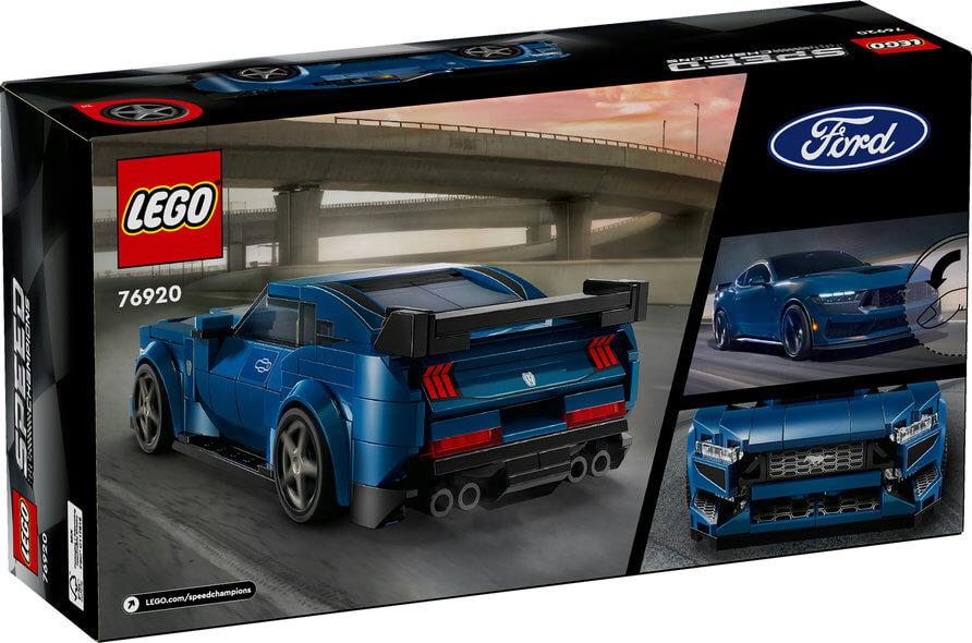 Lego Speed Champions 76920 Ford Mustang Dark Horse Sports Car Ages 9+