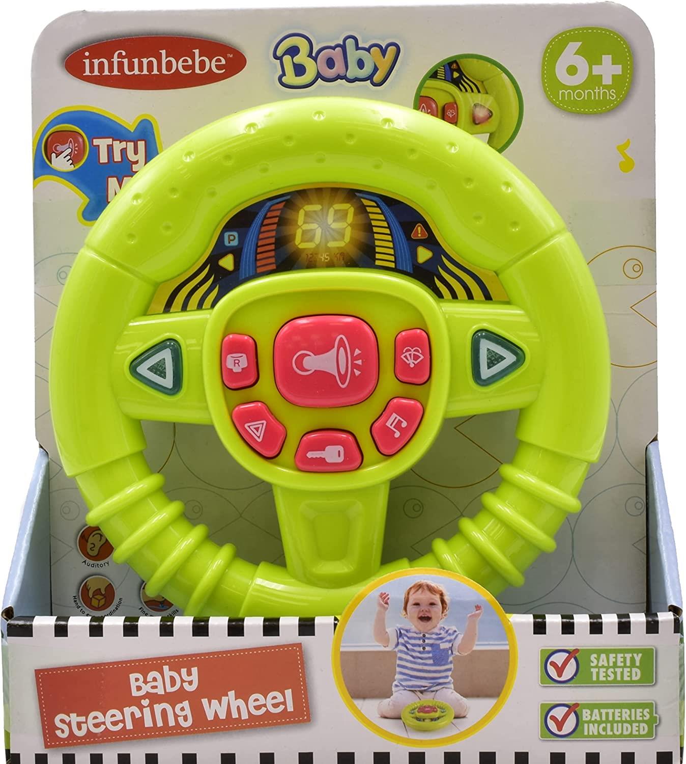 Baby's Pretend Steering Wheel with Sound Effects