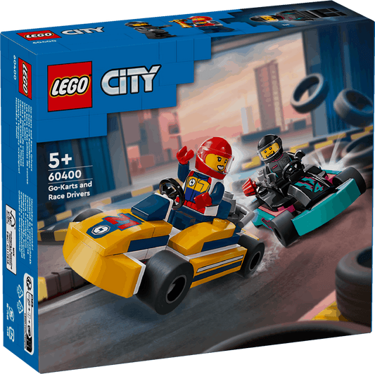 Lego City 60400 Go-Karts and Race Drivers Playset for Ages 5 and Up