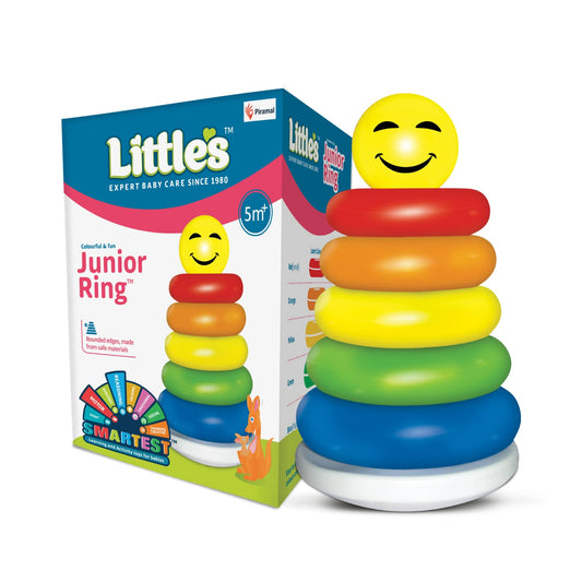 Little's Junior Stacking Rings Toy Set for Kids - Multicolor Educational Fun