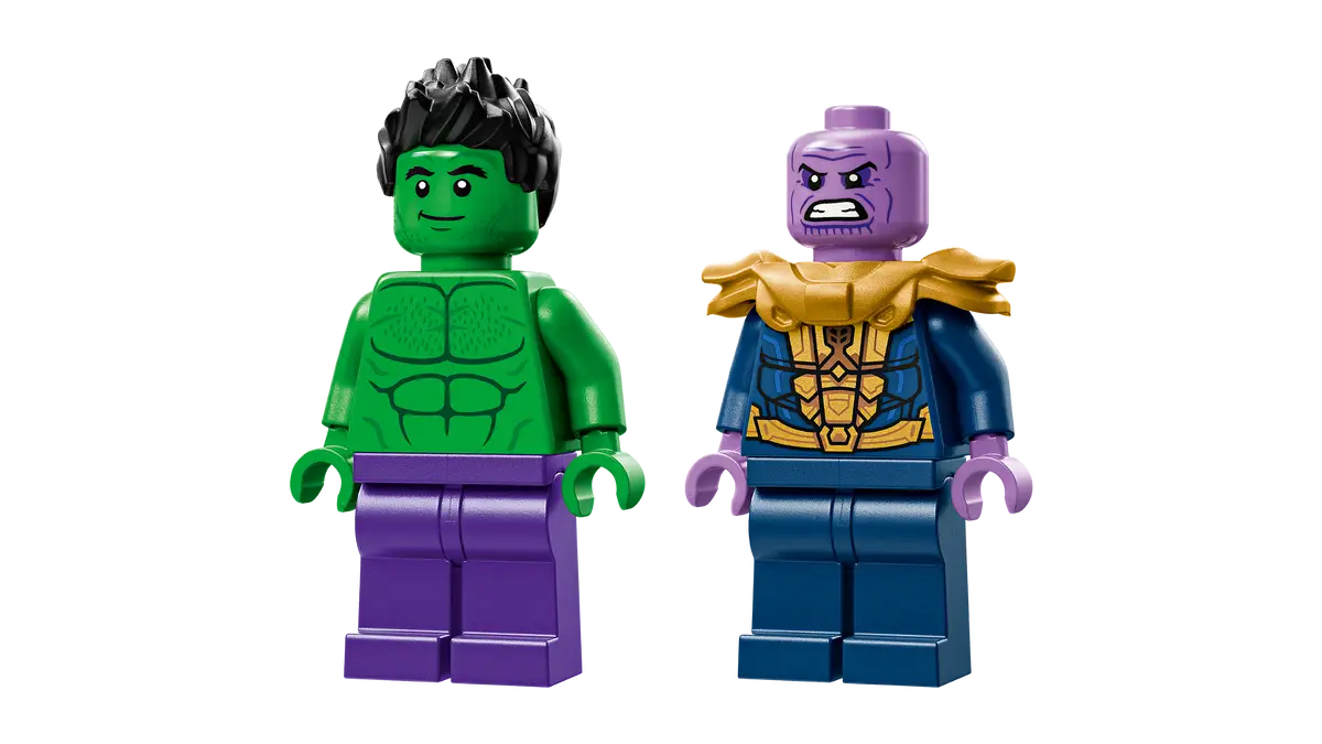 Lego Marvel - The Hulk Truck vs Thanos. 76312