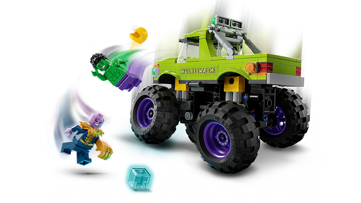 Lego Marvel - The Hulk Truck vs Thanos. 76312