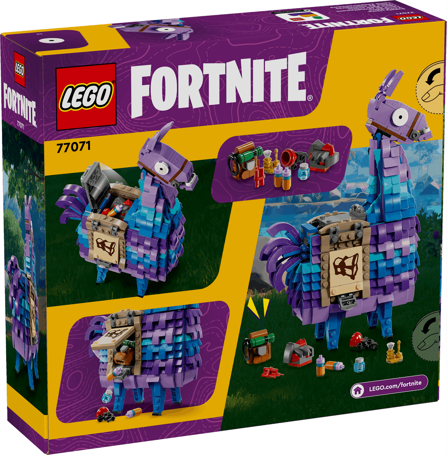 Lego Fortnite 77071 Supply Llama Video Game Playset for Ages 12 and Up