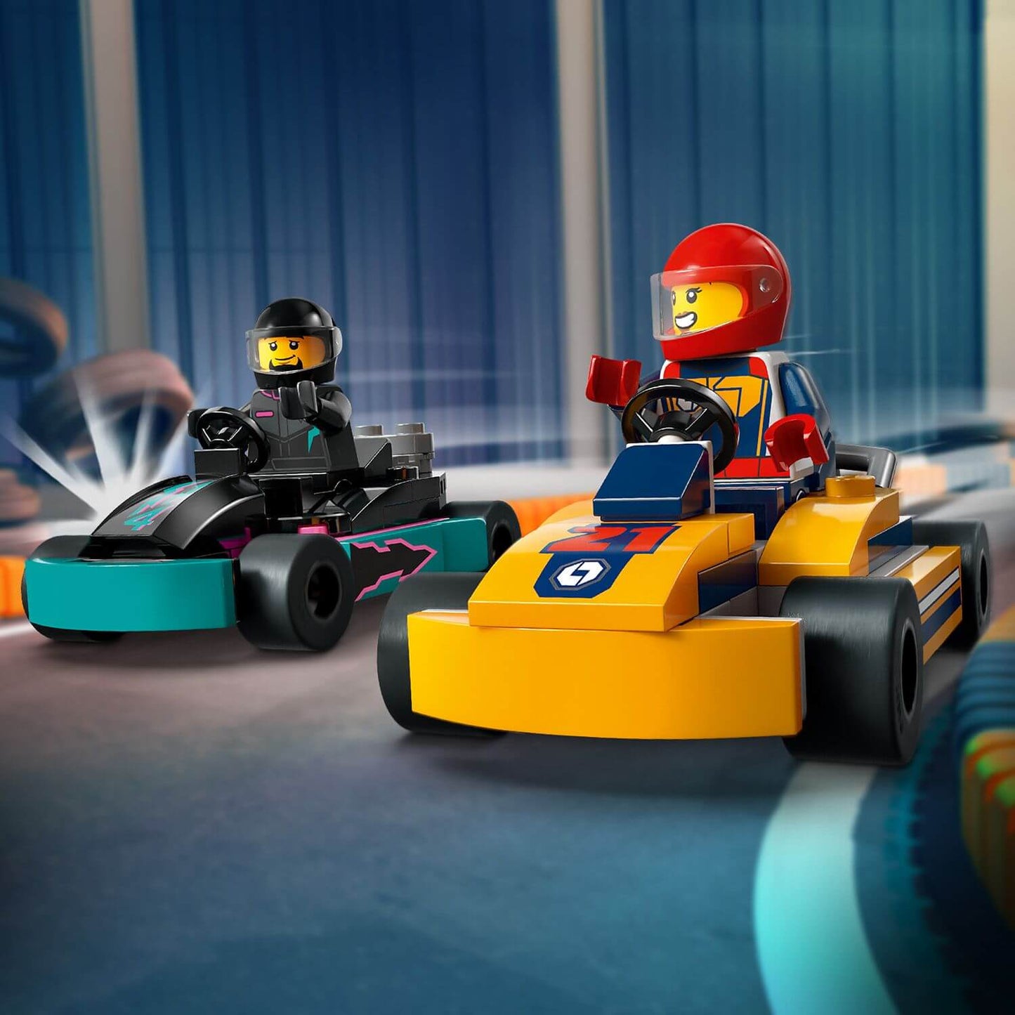 Lego City 60400 Go-Karts and Race Drivers Playset for Ages 5 and Up