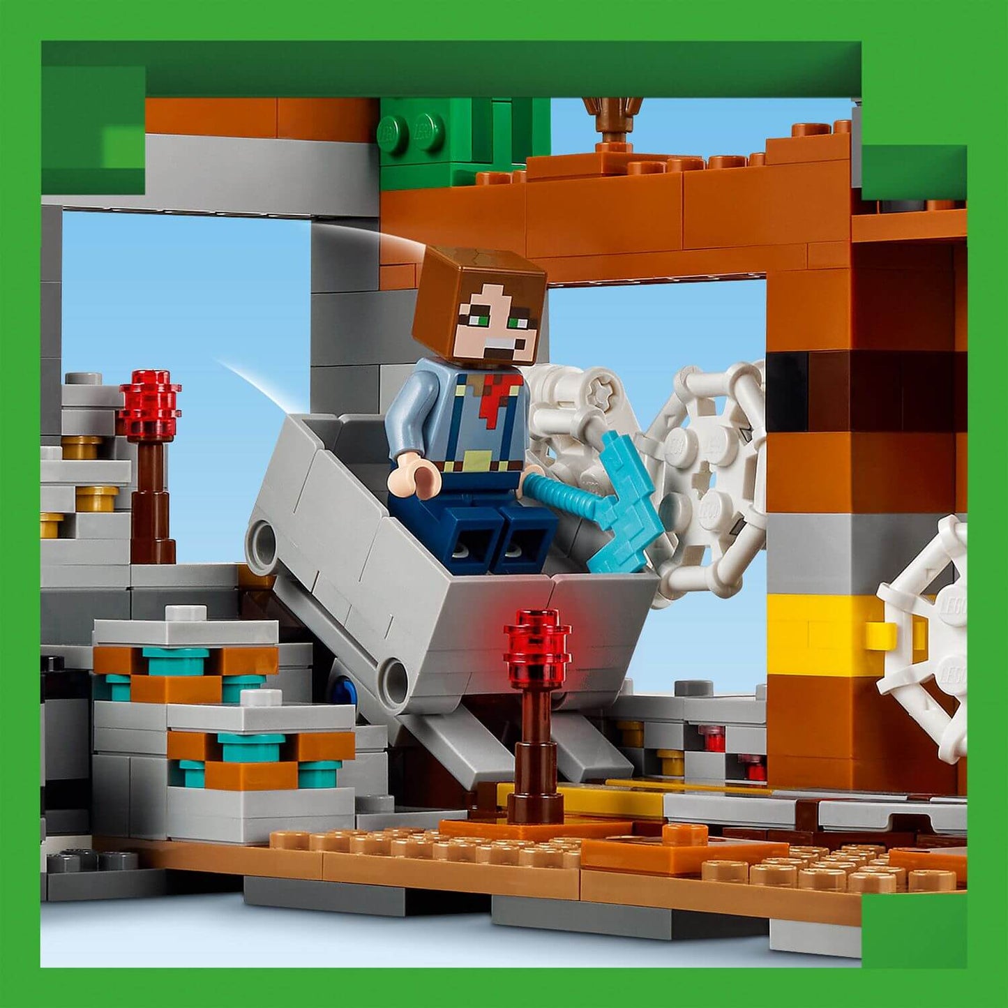 Lego Minecraft 21263 The Badlands Mineshaft Plasyet for Ages 8 and Up