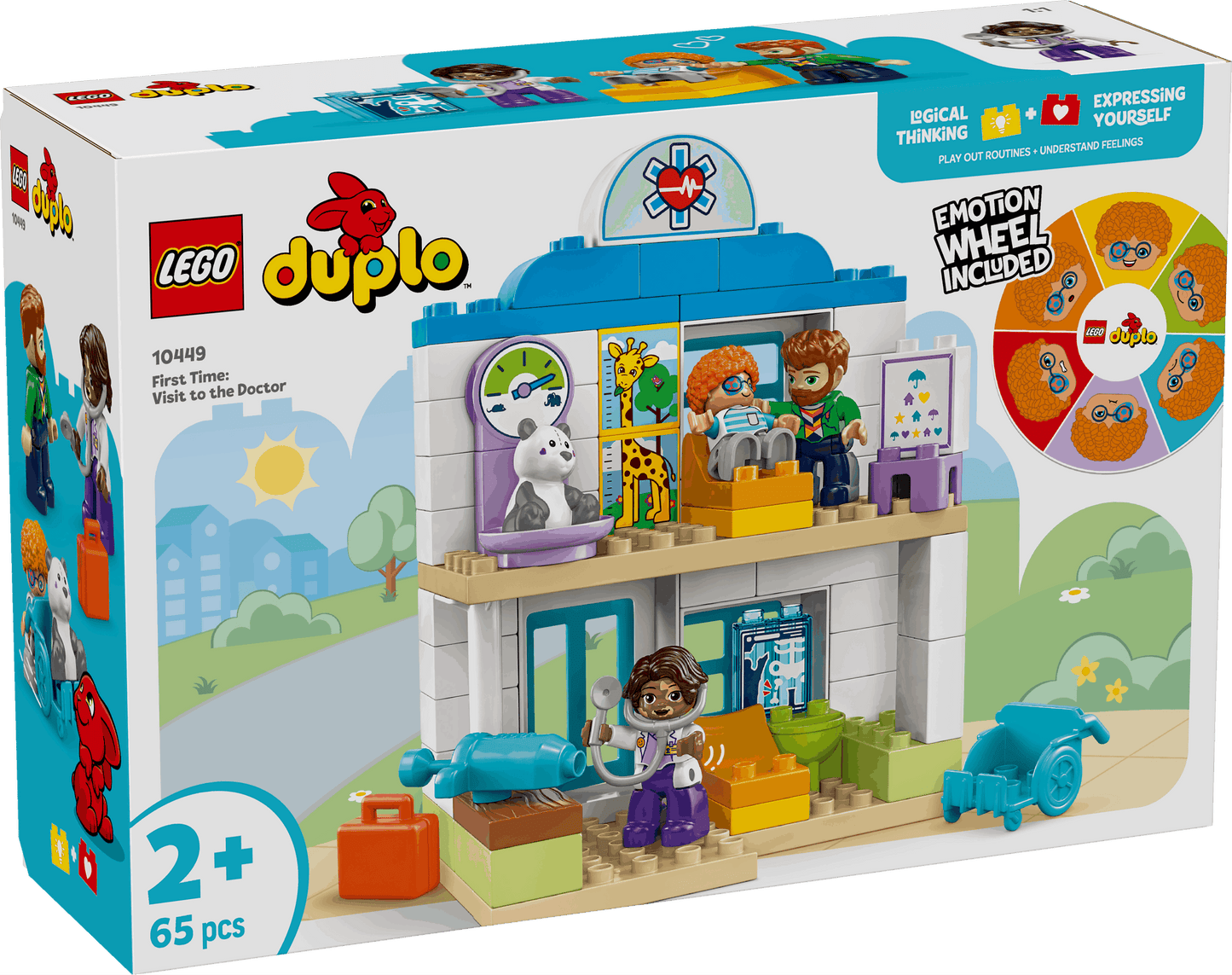 Lego Duplo 10449 First Time: Visit to the Doctor for Toddlers Ages 2+