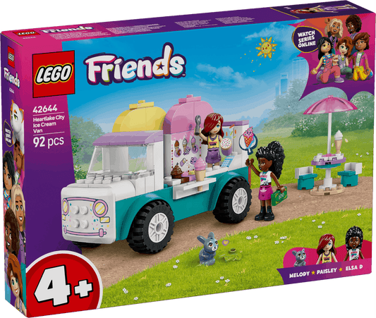 Lego Friends 42644 Heartlake City Ice Cream Truck Playset for Ages 4+