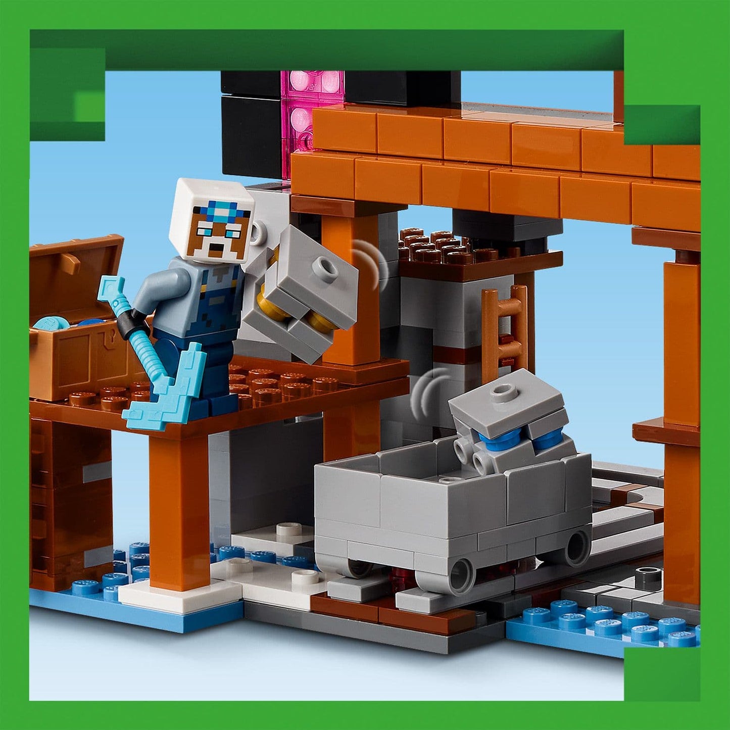 Lego Minecraft 21277 The Pickaxe Mine Buildable Playset for Age 8 & Up
