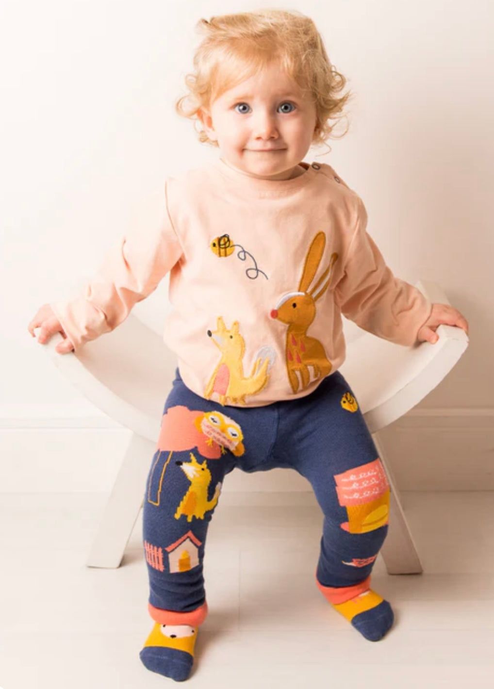 Meadow Farmyard Leggings Pebble Children’s Store