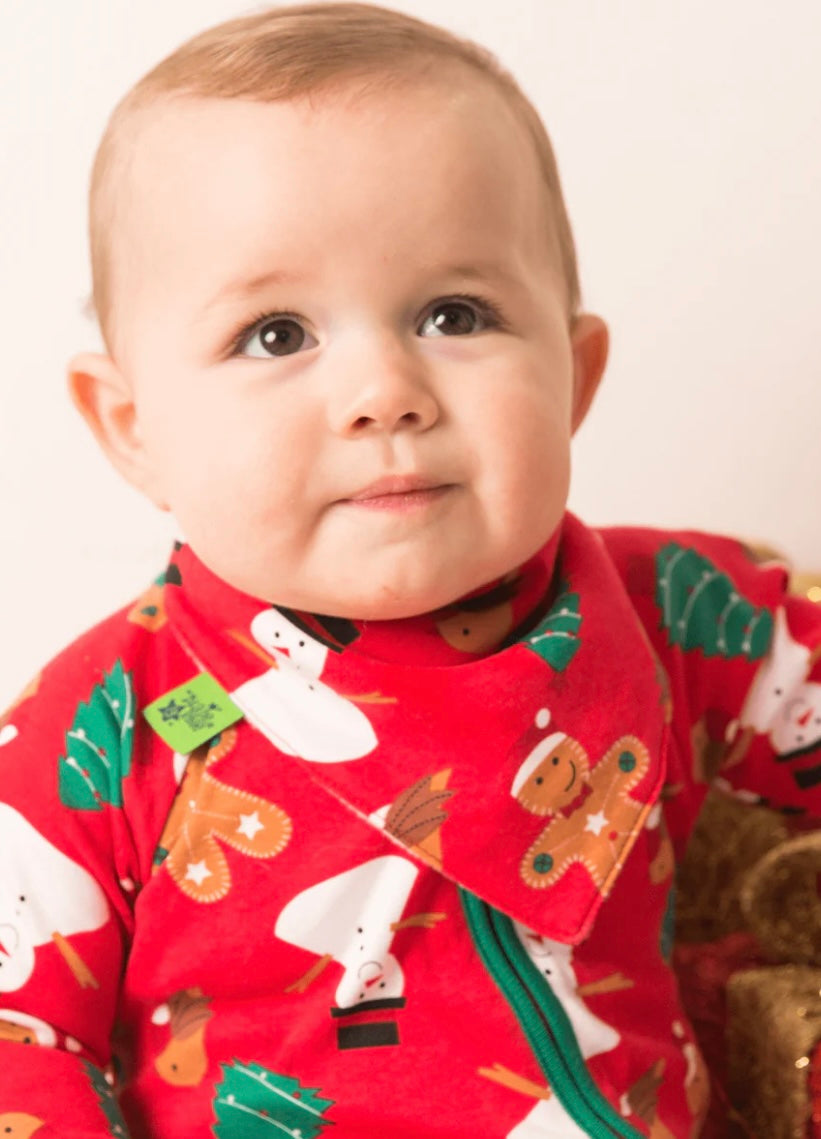 Snowman Bib Pebble Children’s Wear