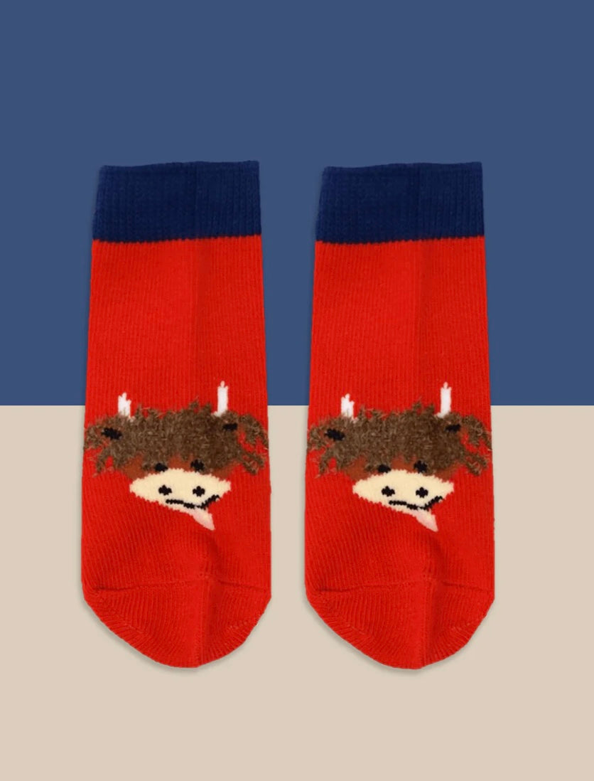 Hamish Highland Cow Socks