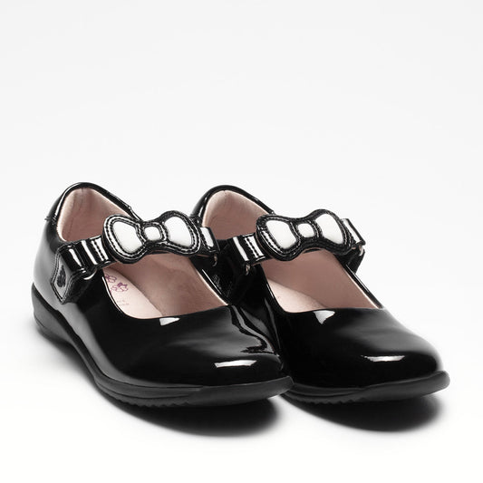 Lelli Kelly Colourissima Bow Girls School Shoes Changeable Straps
