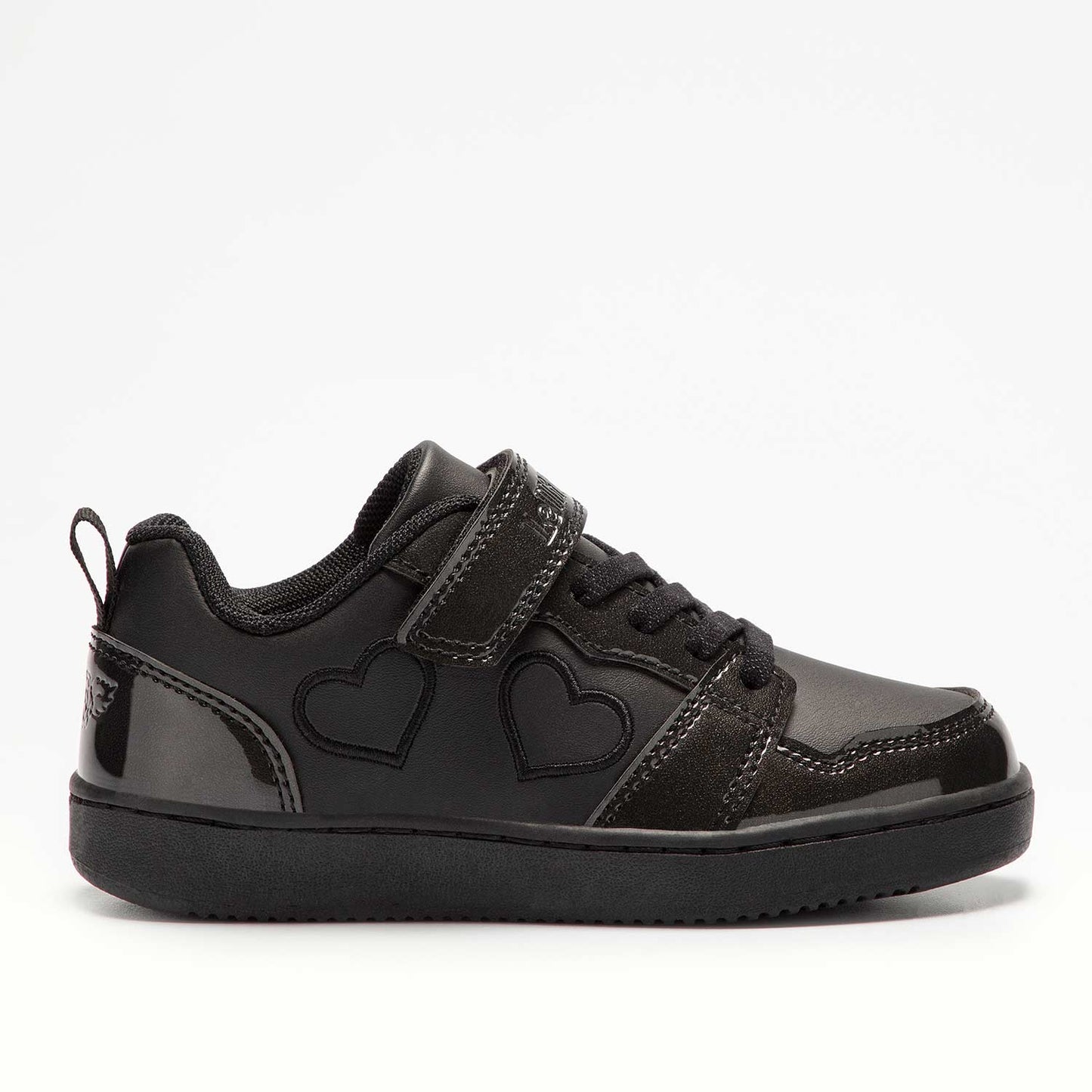 Lelli Kelly Black Heart School Trainers