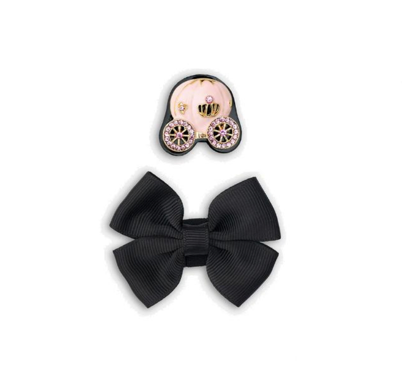 Lelli Kelly Girls Carrie 2 With Detachable Princess Carriage School Shoe F Fitting - Black Patent