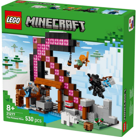 Lego Minecraft 21277 The Pickaxe Mine Buildable Playset for Age 8 & Up