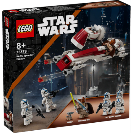 Lego Star Wars 75378 BARC Speeder Escape Toy Playset for Ages 8 and Up