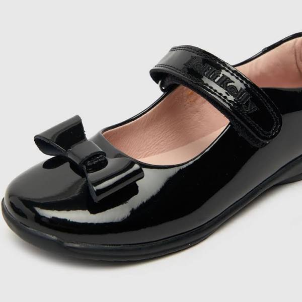 Lelli Kelly Girls Perrie Dolly Patent Black School Shoes Junior