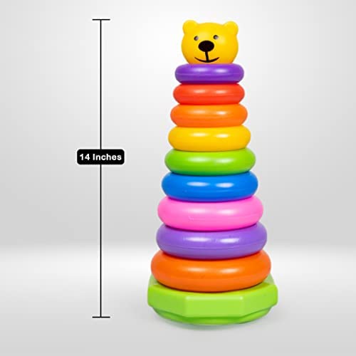 ToyzTrend Jumbo Stacking Rings Educational Toy for Kids