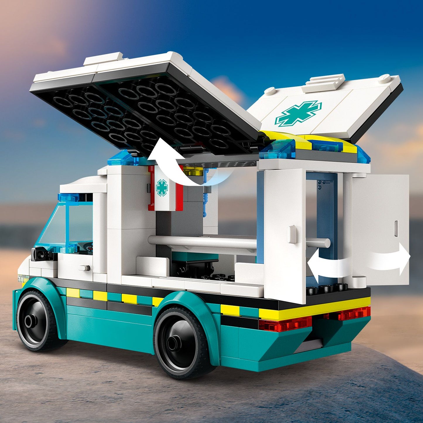Lego City 60451 Emergency Ambulance Playset for Ages 5 and Up