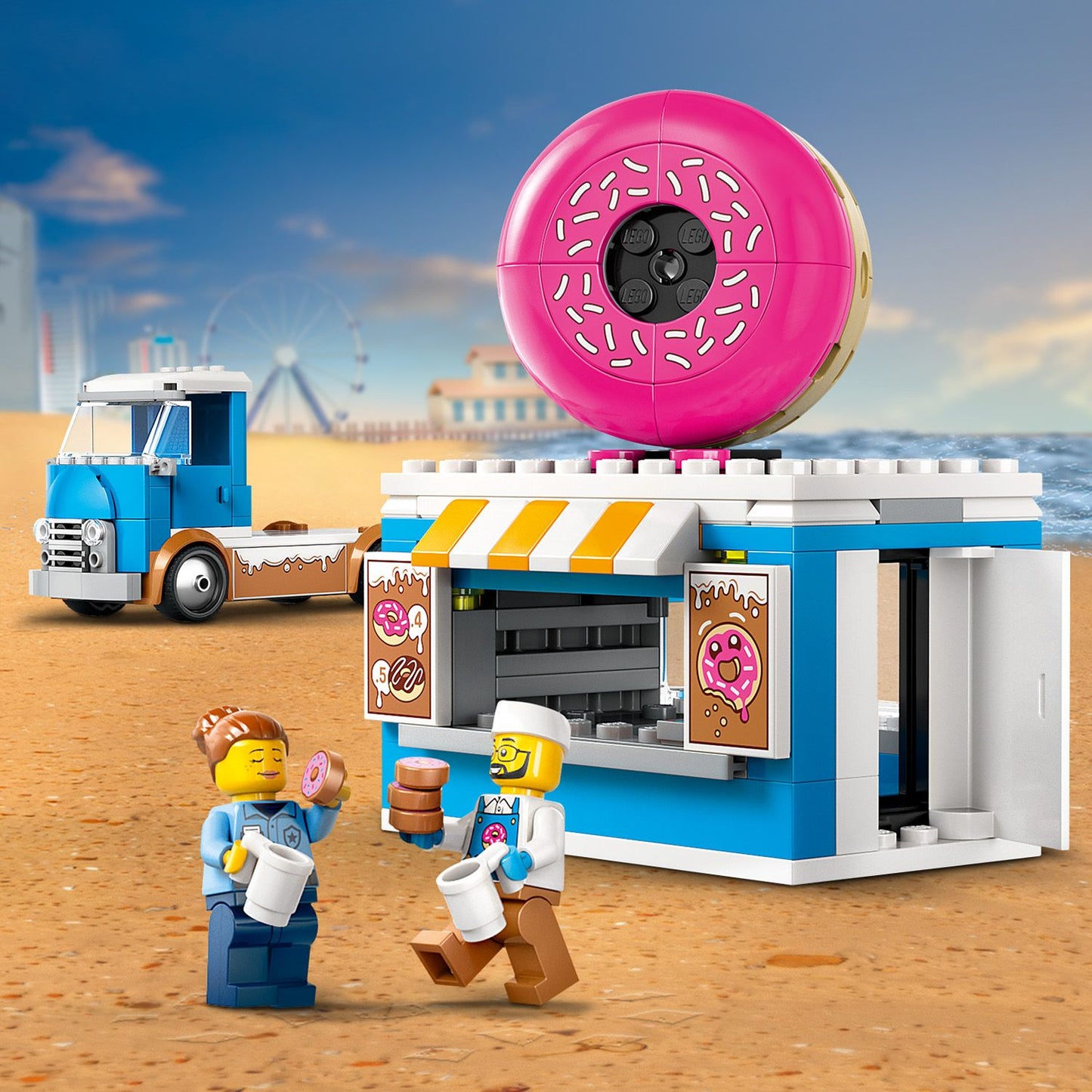 Lego City 60452 Doughnut Truck Buildable Toy Playset for Ages 5 and Up