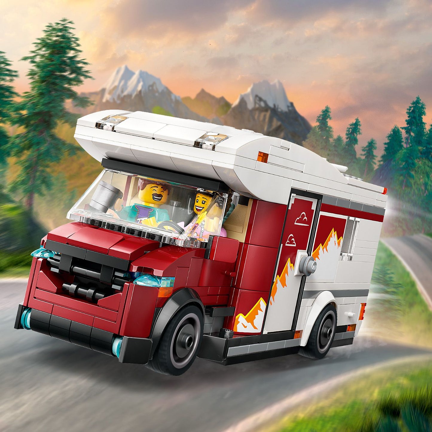 Lego City 60454 Holiday Adventure Camper Van Playset for Ages 6 and Up