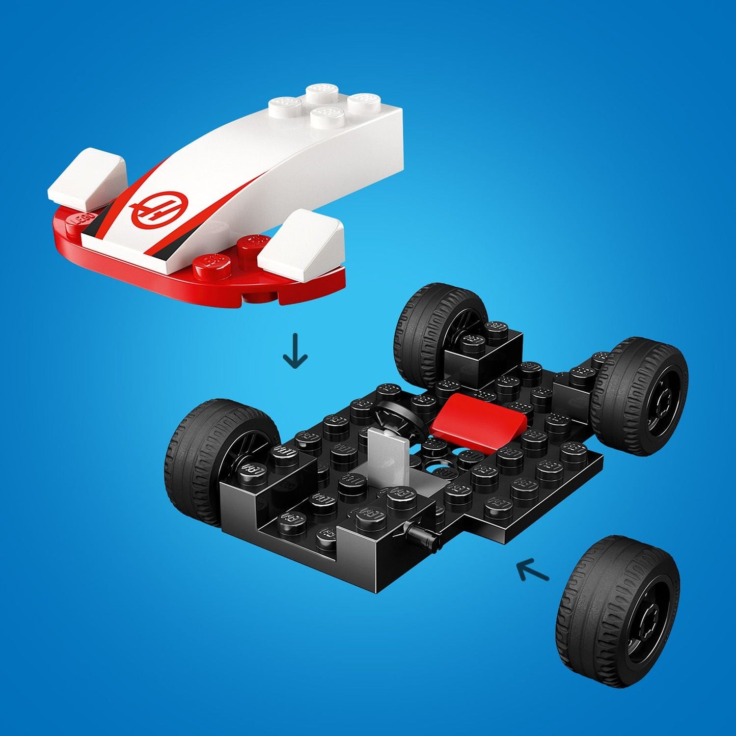 Lego City 60464 F1 Williams Racing & Haas F1 Race Cars for Ages 4 & Up