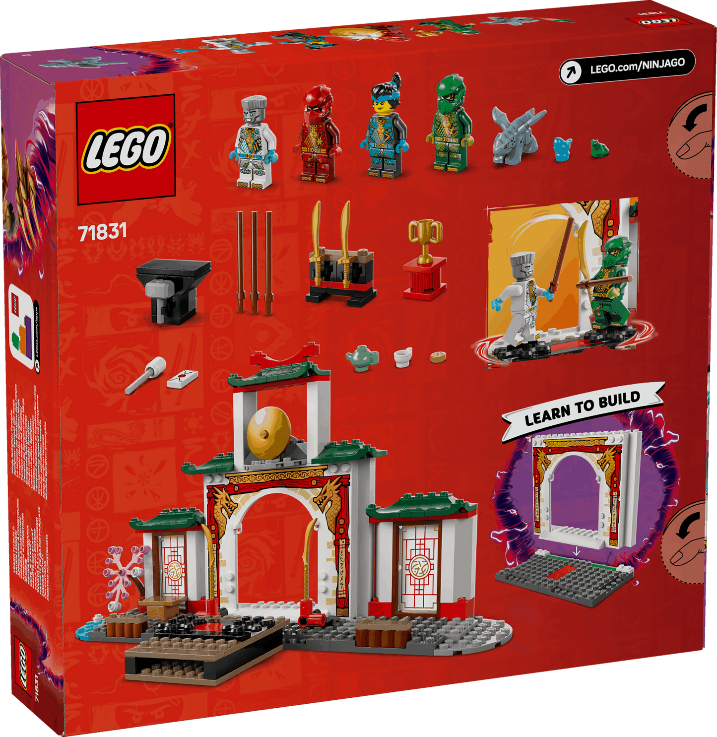 Lego Ninjago 71831 Ninja Spinjitzu Temple Playset for Ages 4 and Up