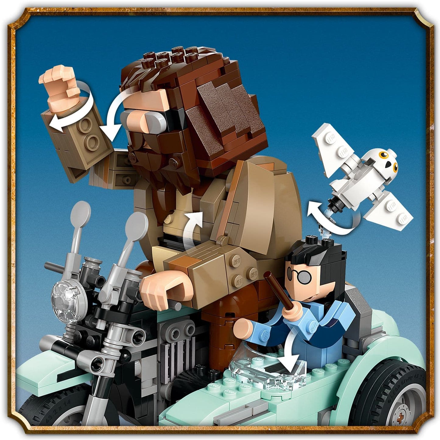 Lego Harry Potter 76443 Hagrid & Harry's Motorcycle Ride for Ages 9+
