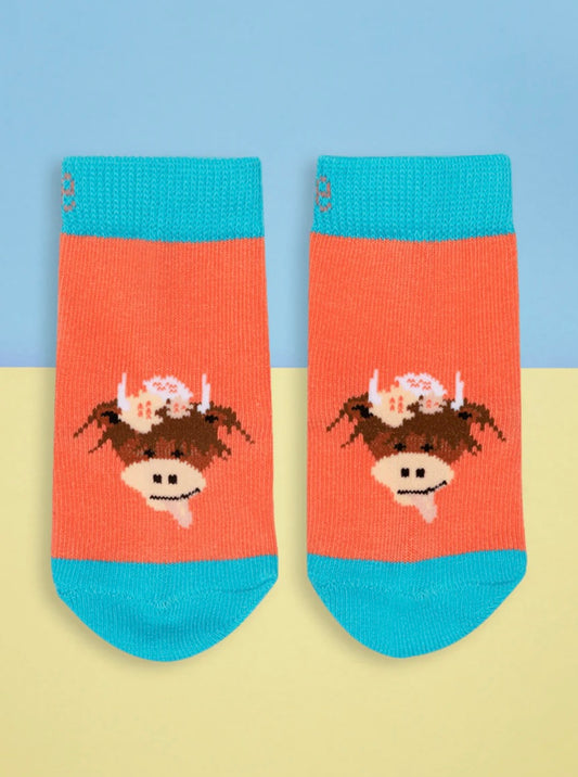 Bonnie Highland Cow Socks