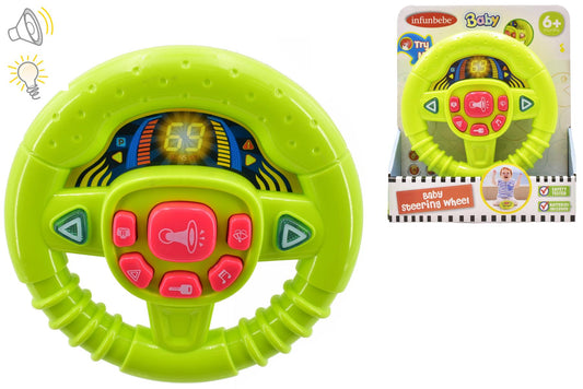 Baby's Pretend Steering Wheel with Sound Effects