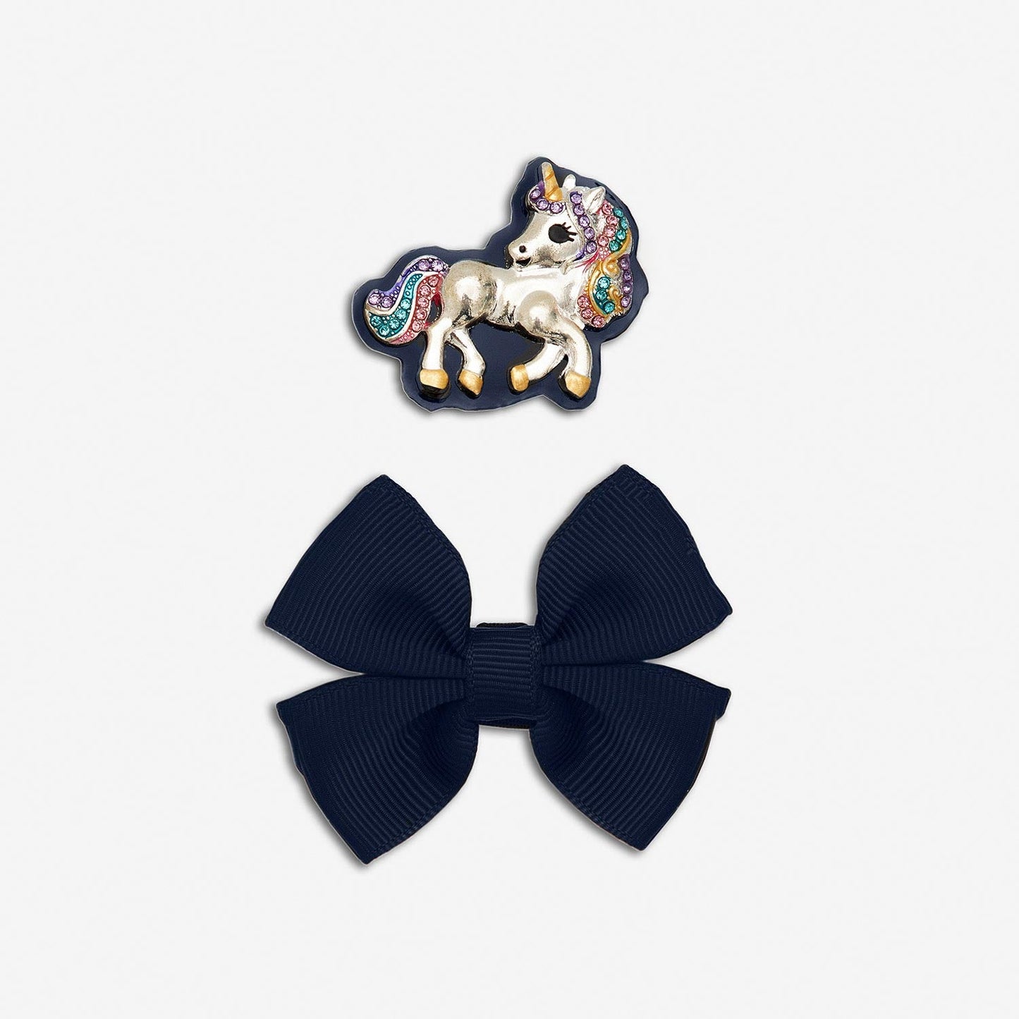 Lelli Kelly Bella Unicorn Navy Patent School Shoes