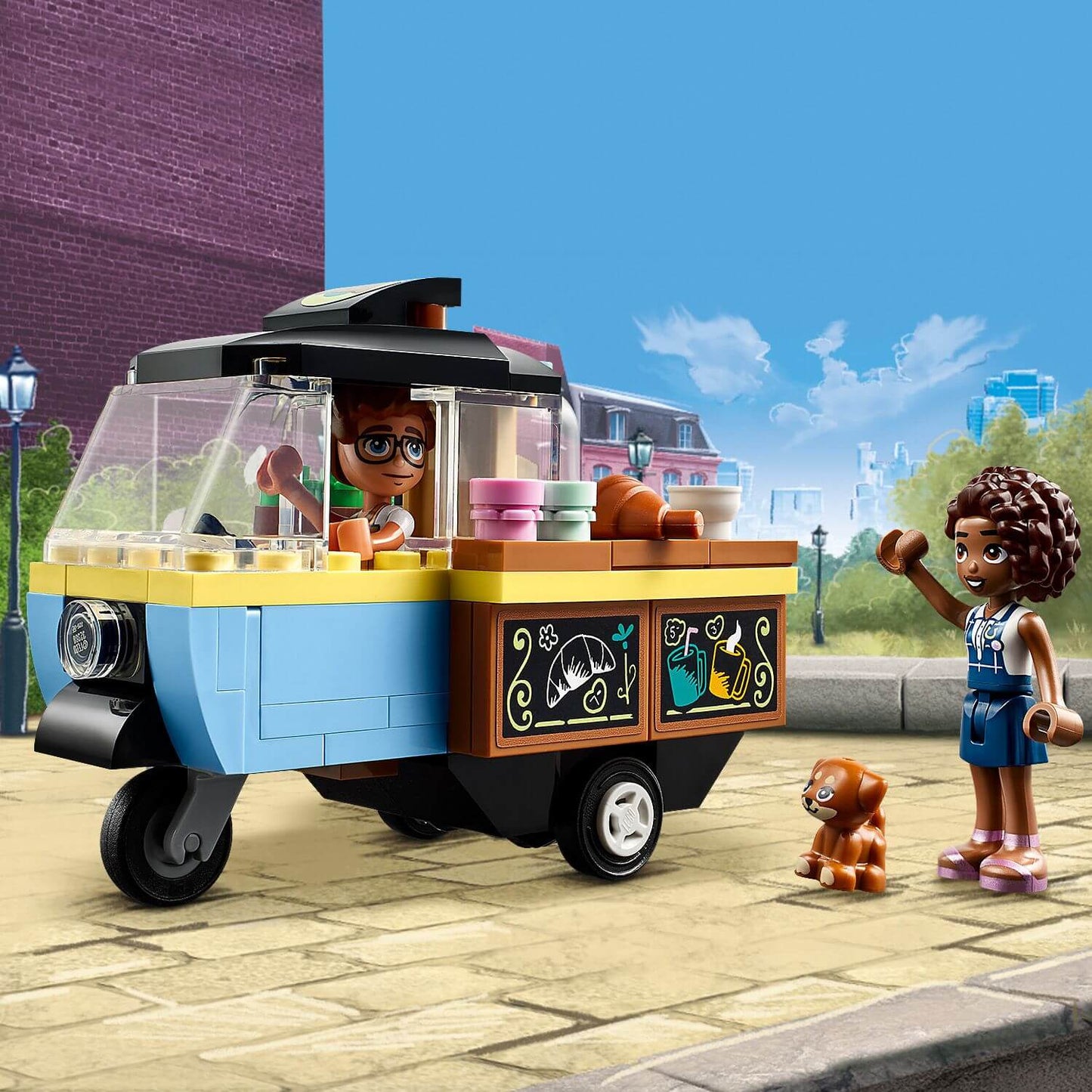 Lego Friends 42606 Mobile Bakery Food Cart Toy Playset for Ages 6 & Up