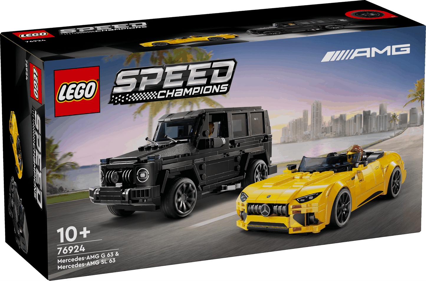 Lego Speed Champions 76924 Mercedes-AMG G 63 & Mercedes SL 63 Ages 10+