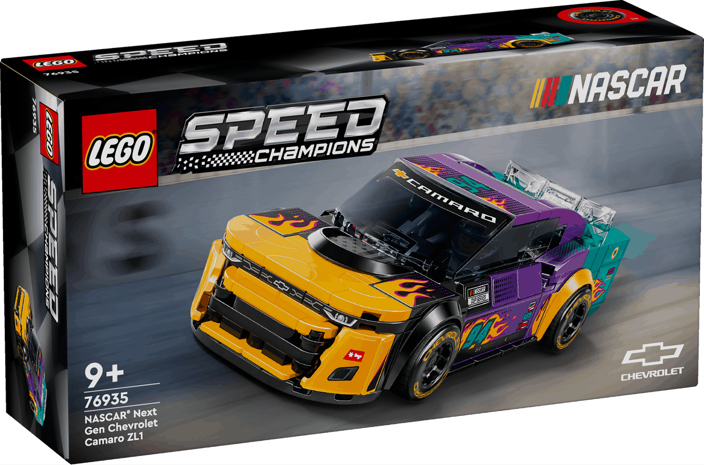 LEGO Speed Champions 76935 NASCAR Next Gen Chevrolet Camaro ZL1 Age 9+
