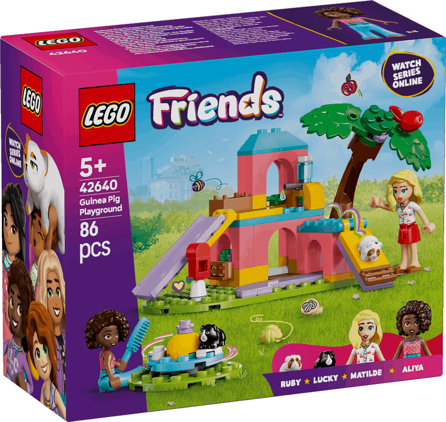Lego Friends 42640 Guinea Pig Playground Toy Playset for Ages 5 and Up