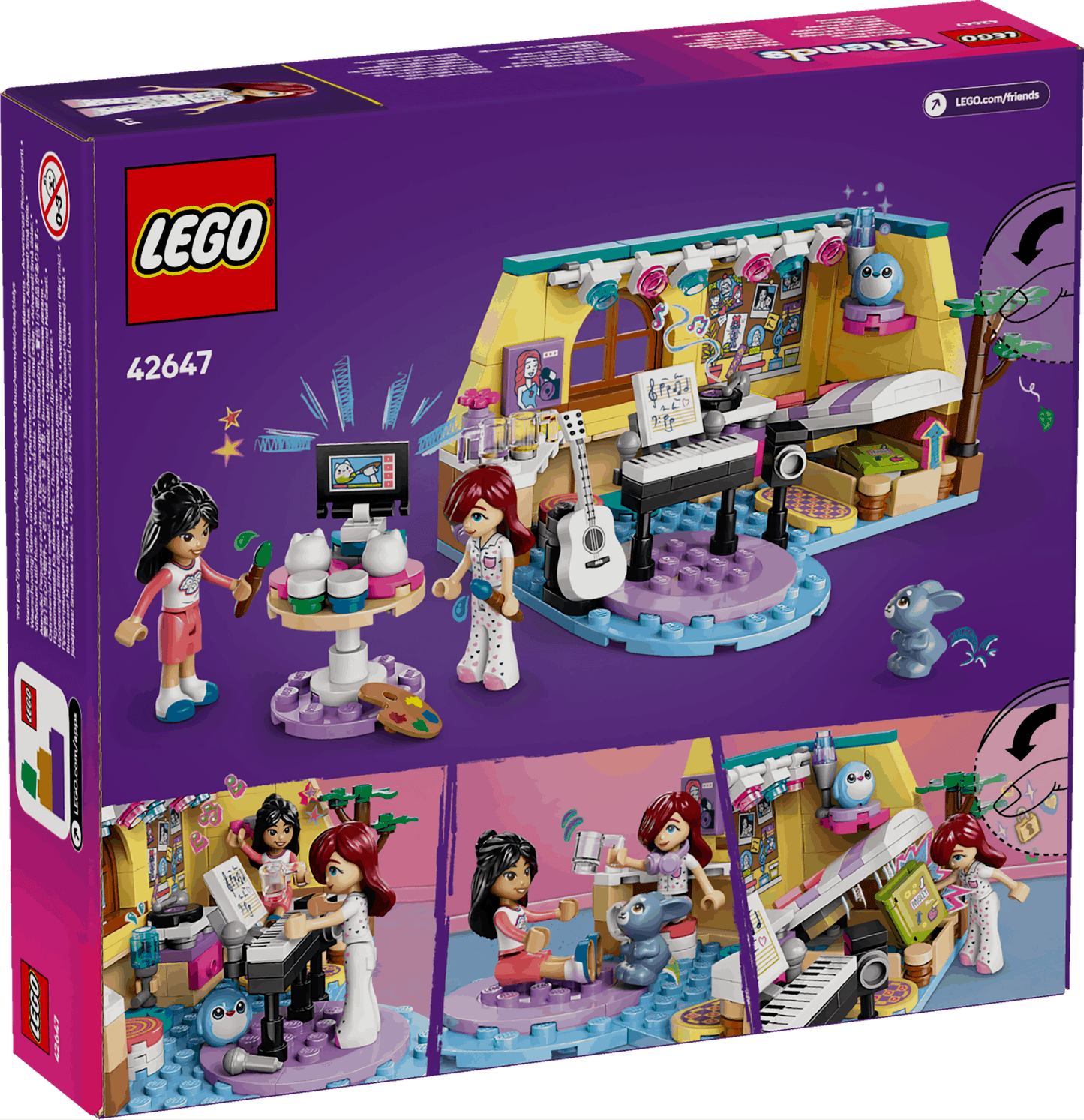 Lego Friends 42647 Paisley's Room Buildable Playset for Ages 6 and Up