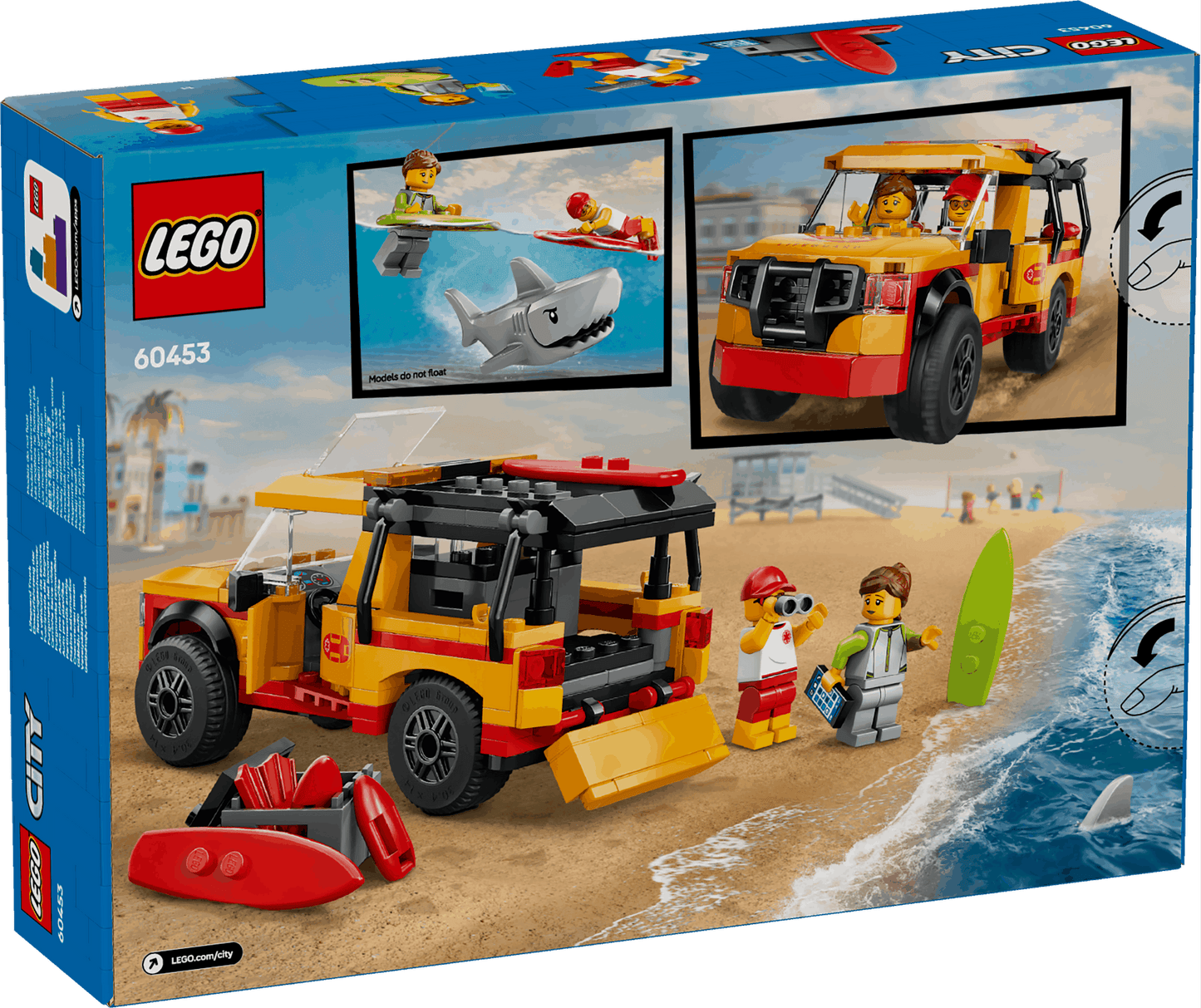 Lego City 60453 Lifeguard Beach Rescue Truck Playset for Ages 6 and Up