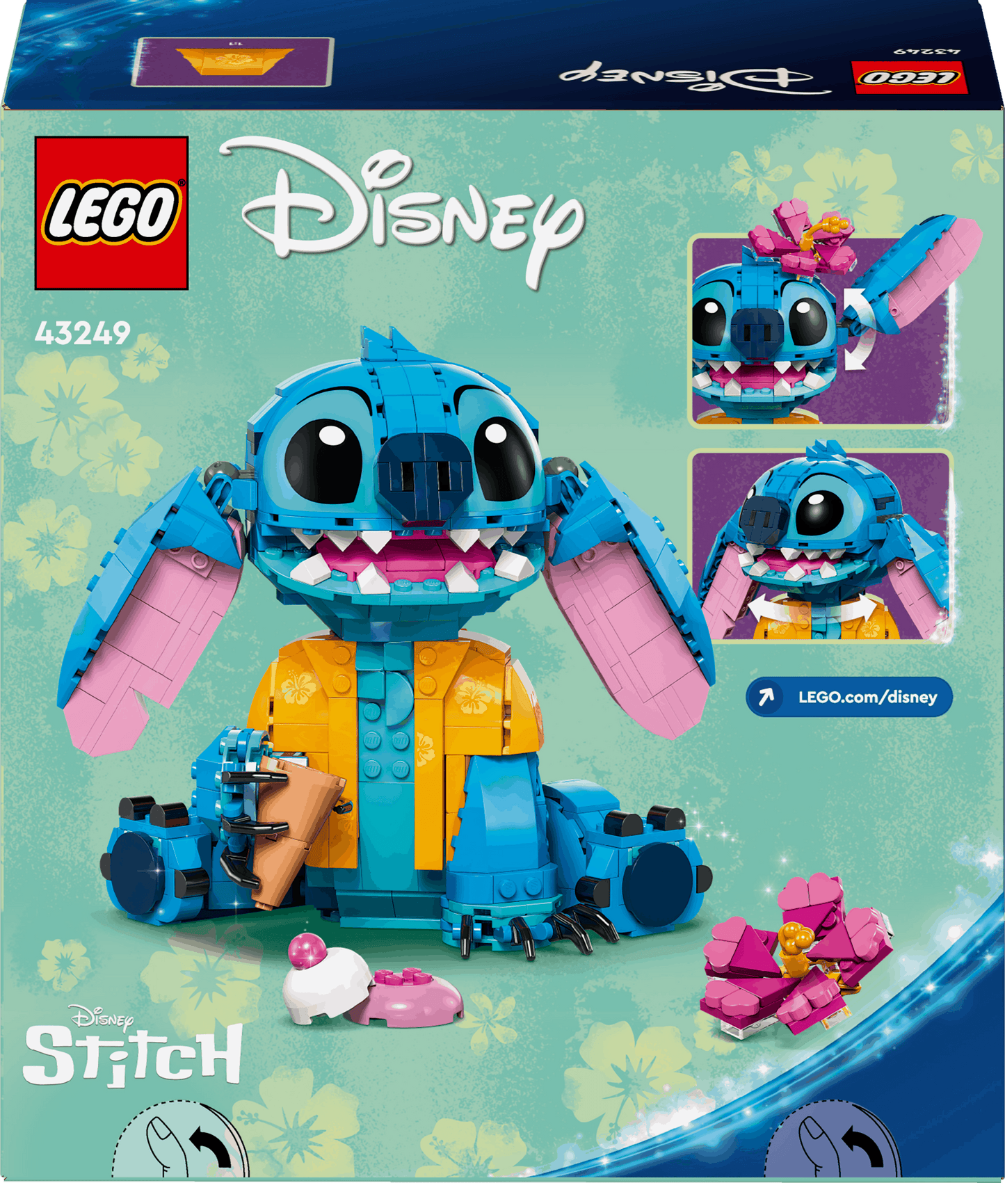 Lego Disney 43249 Stitch Buildable Model Toy Playset for Ages 9 and Up