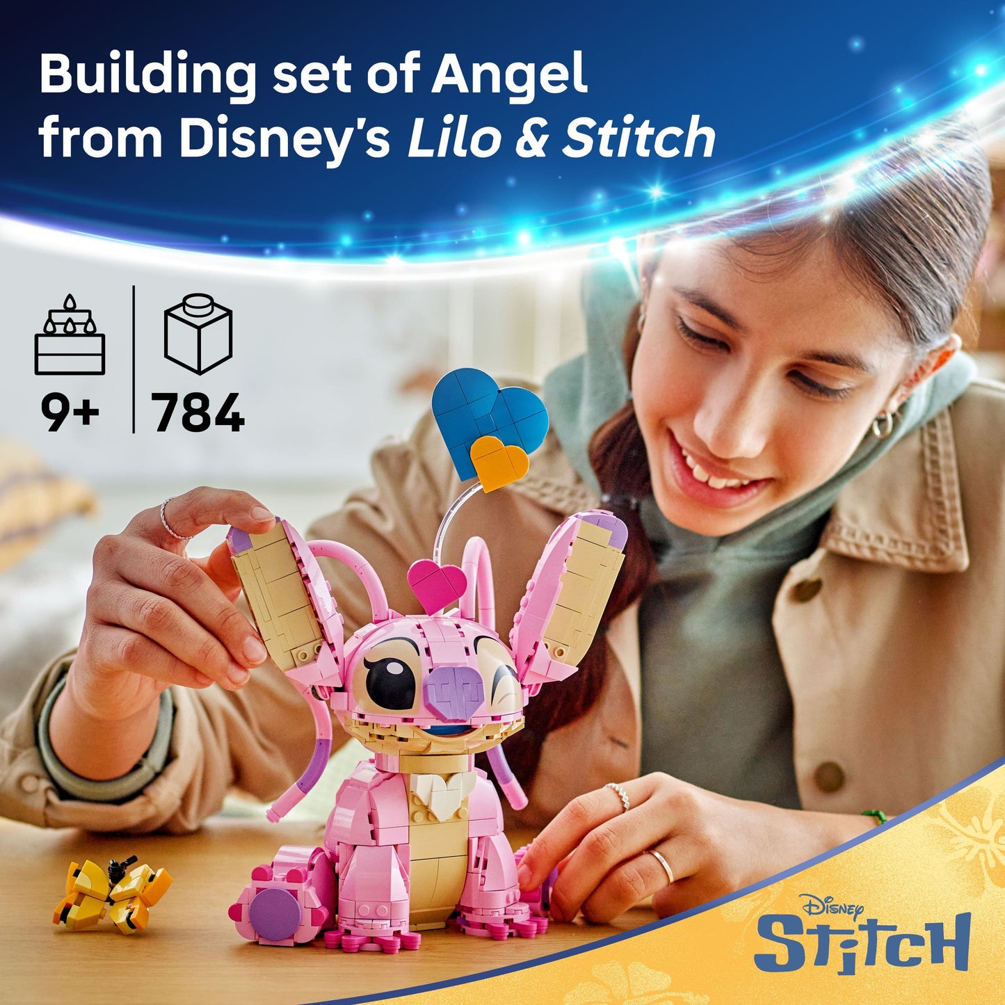 Lego Disney Classic 43257 Angel from Lilo & Stitch for Ages 9 and Up