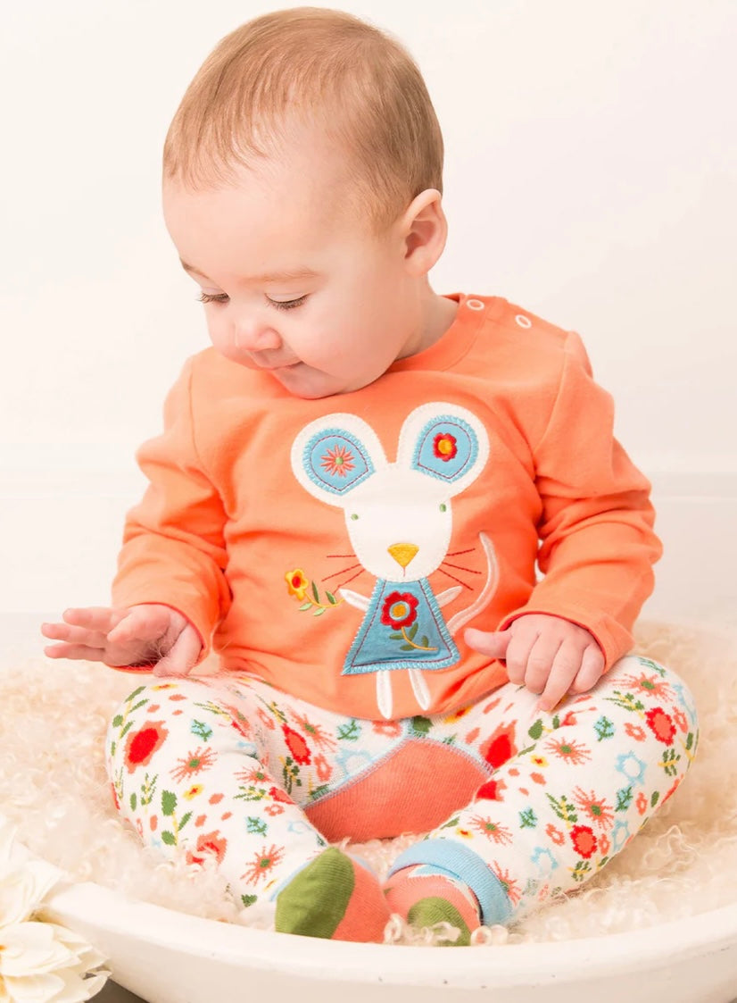 Maura The Mouse Leggings Pebble Children’s Store