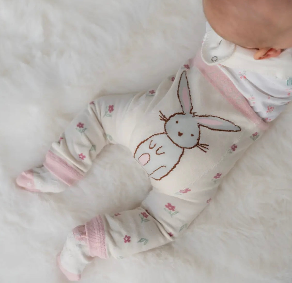 Bunnies Cream Leggings & Socks Pebble Children’s Store
