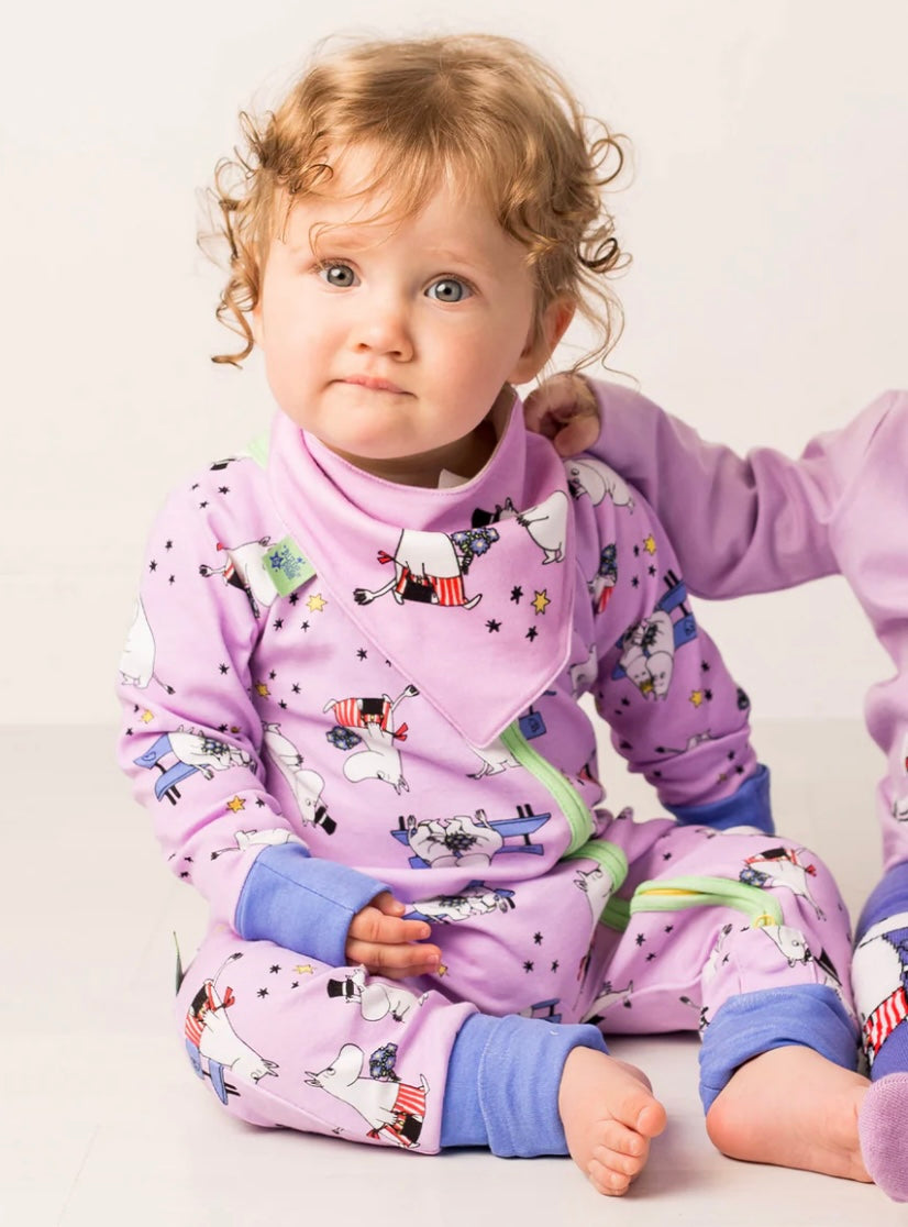 Moomin™ Organic Love Forever Romper Playsuit Pebble Children’s Store