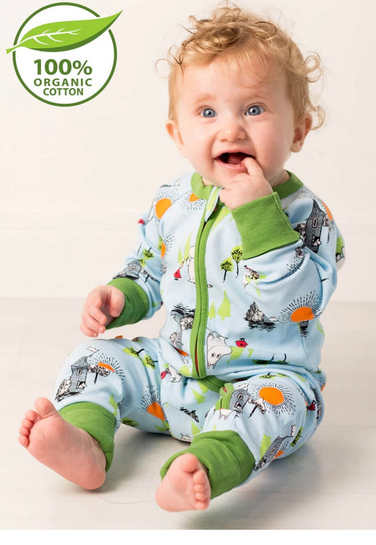 Moomin™ Organic Free To Explore Romper Playsuit Pebble Children’s Store