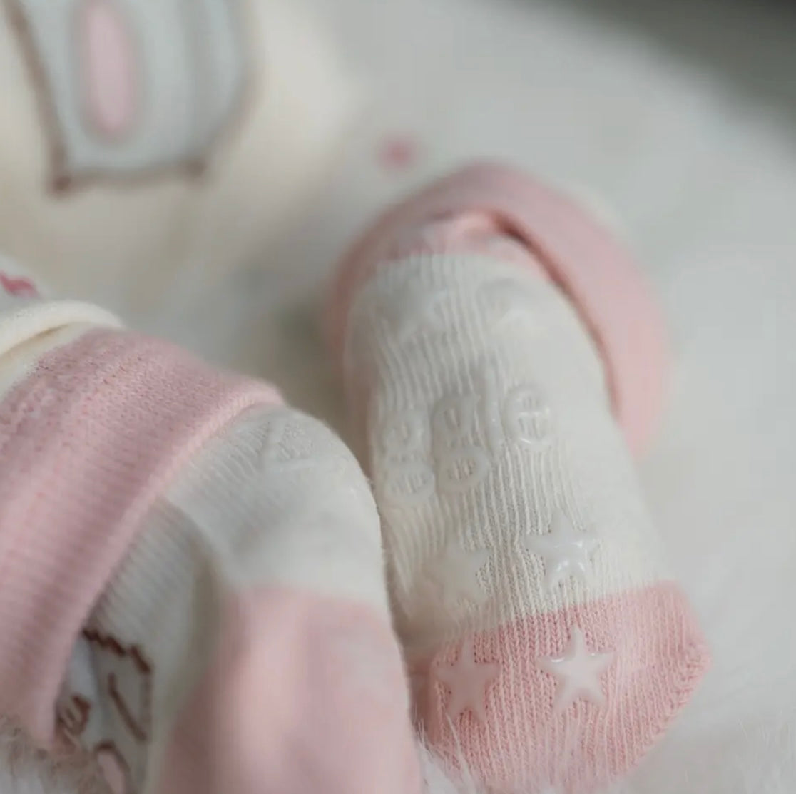 Bunnies Cream Leggings & Socks Pebble Children’s Store