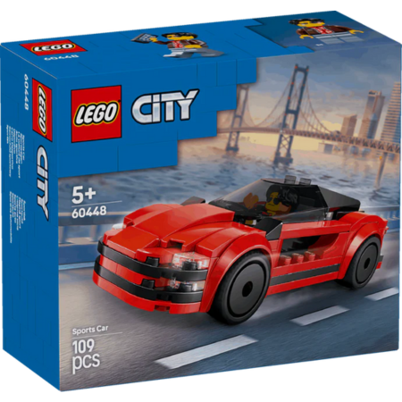 Lego City 60448 Red Sports Car Buildable Toy Playset for Ages 5 and Up