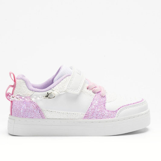 Lelli Kelly Girls Gioiello Scarpa  - Lilac and White Charm with Bracelet Trainers